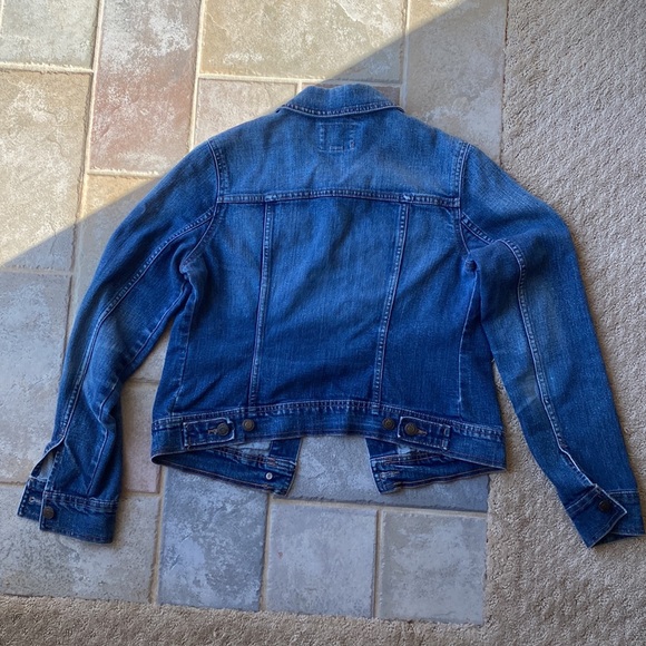 Denim blue jacket, women’s size small - Picture 3 of 4